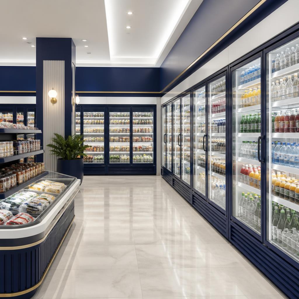 Refrigeração comercial em comércio