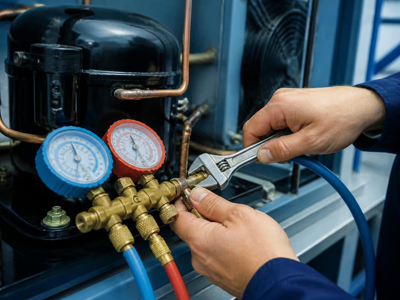 Reparo de compressor de geladeira comercial